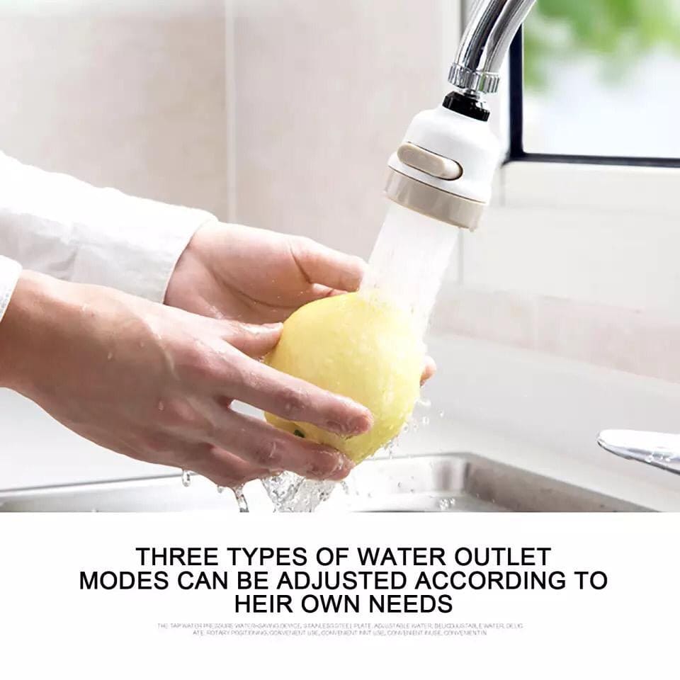 Water Saving Faucet, 360˚ Degree Kitchen Rotatable Faucet Sprayer, Head Universal Anti Splash Tap Booster Water Saving Faucet, 360˚ Degree Kitchen Rotatable Faucet Sprayer, Head Universal Anti Splash Tap Booster